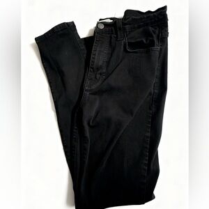 Judy Blue Los Angeles Black Skinny Jeans Size 11/30 High Stretch Denim USA made